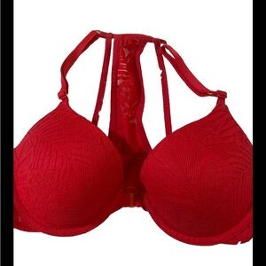 Pink by Victoria Secret Racerback Front Closure Bra 32C